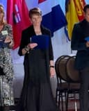 Pivot Sculpt | Pleated Maxi Ballroom Skirt with Yoke & Horsehair Braid Hem